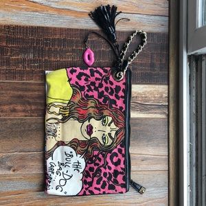 Betsey Johnson bulldog bag.